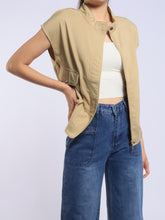 Utility Cargo Vest - Beige